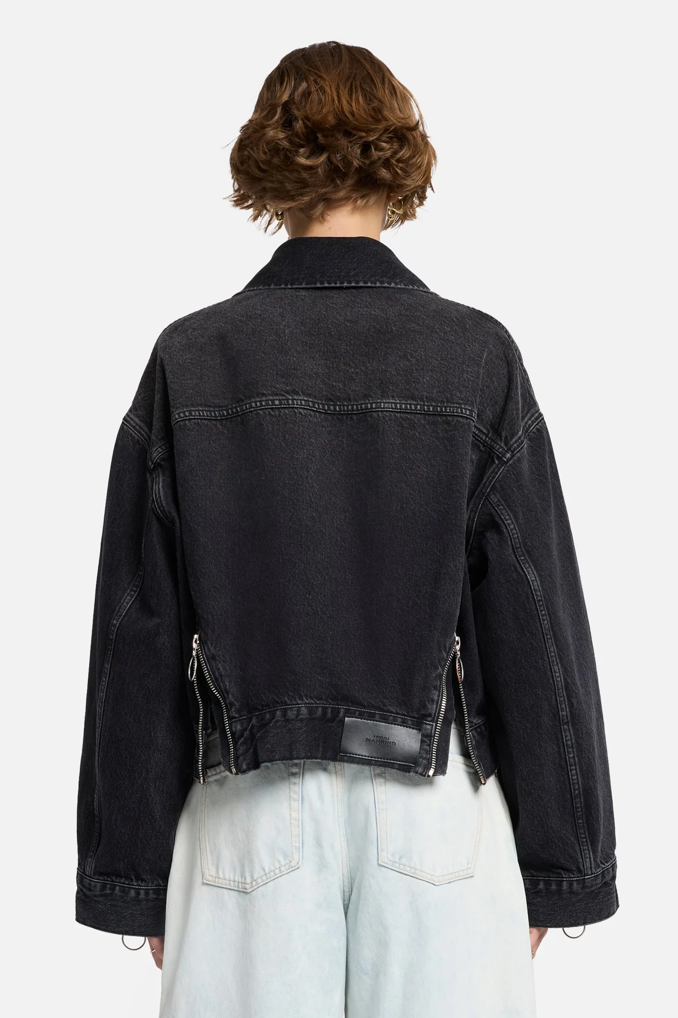 MANKIND Oli Cropped Trucker in Hustle - Image 4