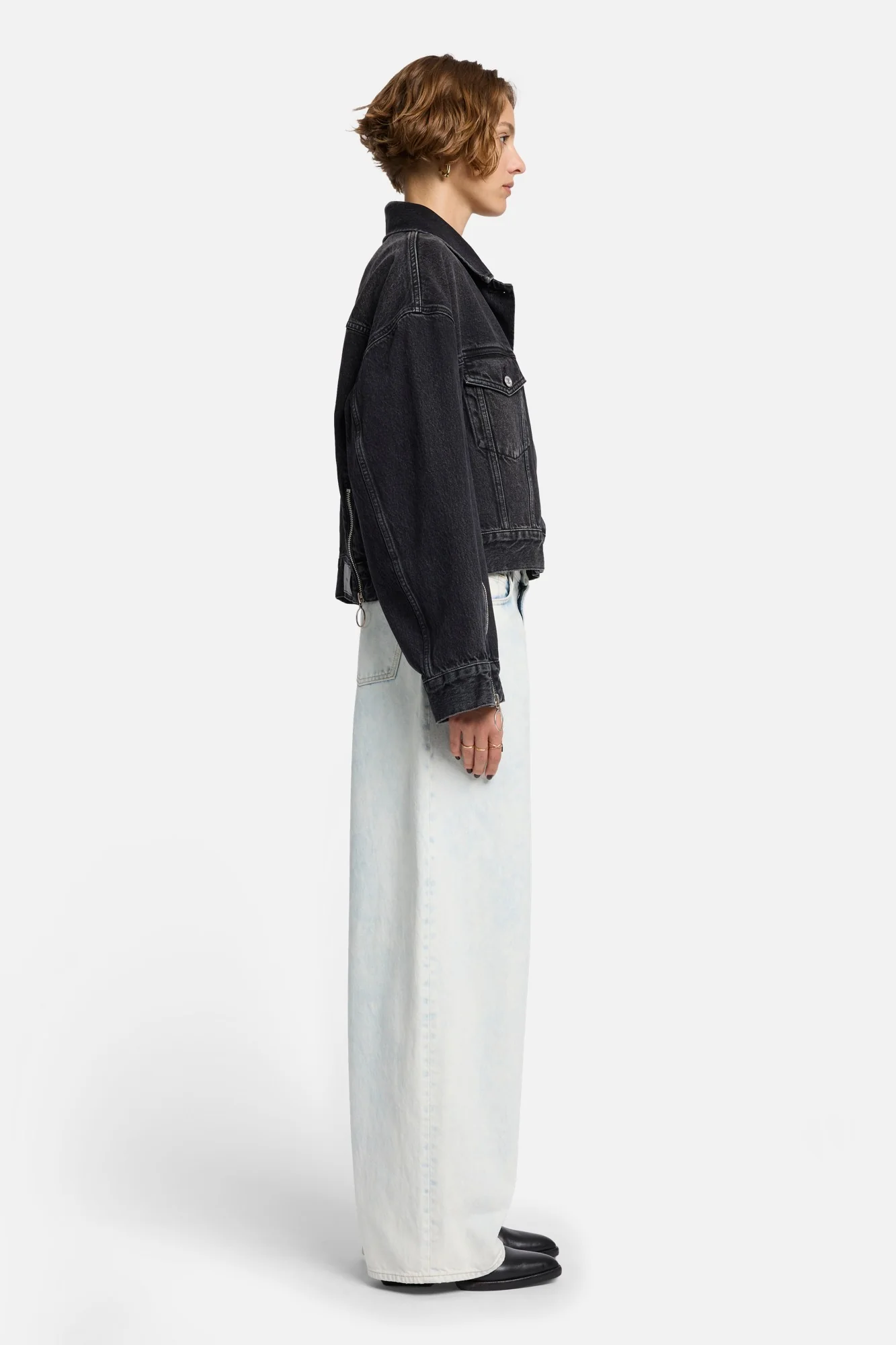 MANKIND Oli Cropped Trucker in Hustle - Image 5