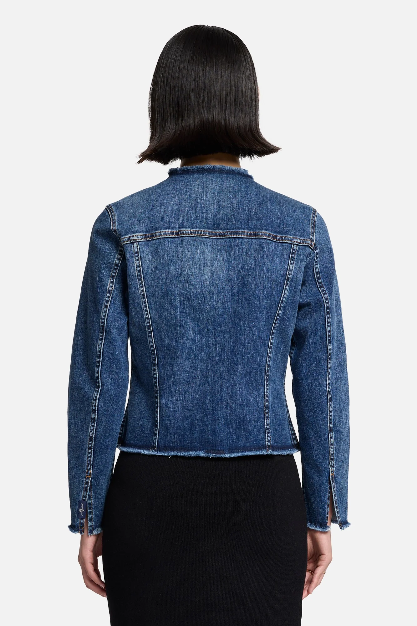 Vicky Denim Jacket in Soho Light - Image 5