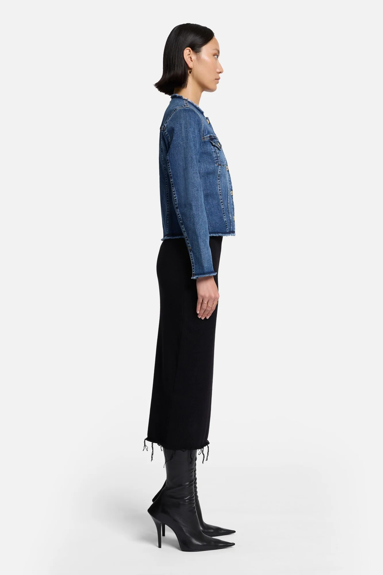 Vicky Denim Jacket in Soho Light - Image 6