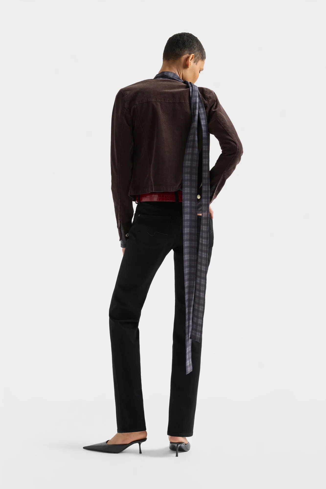 VICKY JACKET in Corduroy Coffee Bean - Image 5
