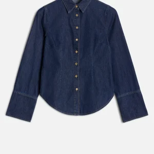 MANKIND Shaped Shirt in Indigo Soul