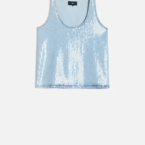 MANKIND Long Tank in Shimmer