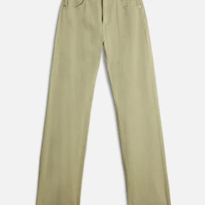 Linen Blend Tess Trouser in Palm
