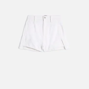 Denim Tailored Short in Brilliant White