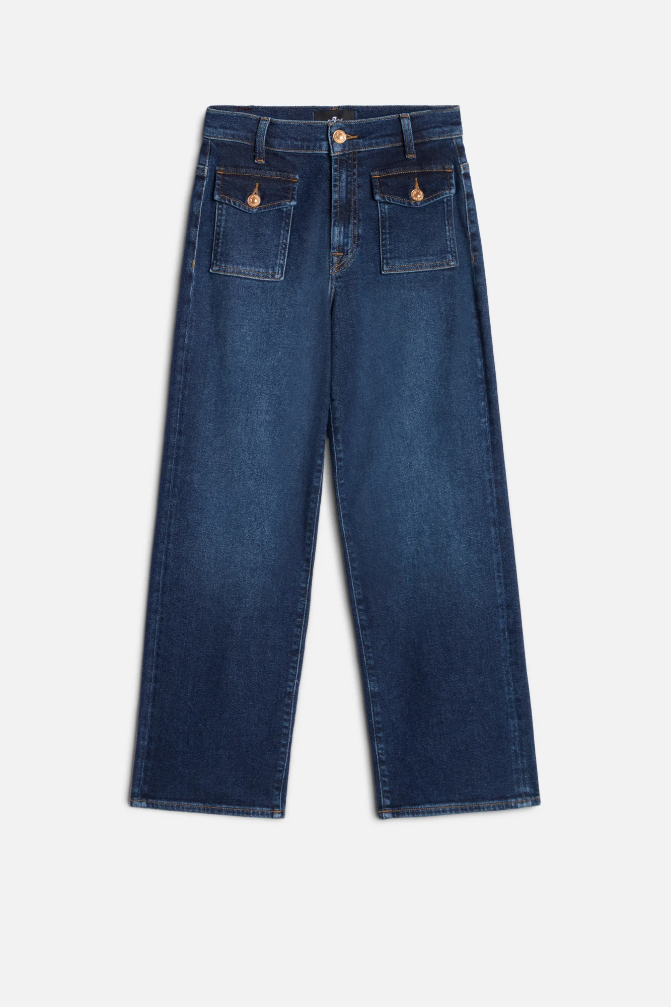 STOVEPIPE STRAIGHT ANKLE in Luxe Vintage Blue Vibe