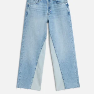 PANELED STOVEPIPE STRAIGHT ANKLE in MANKIND Seabreeze