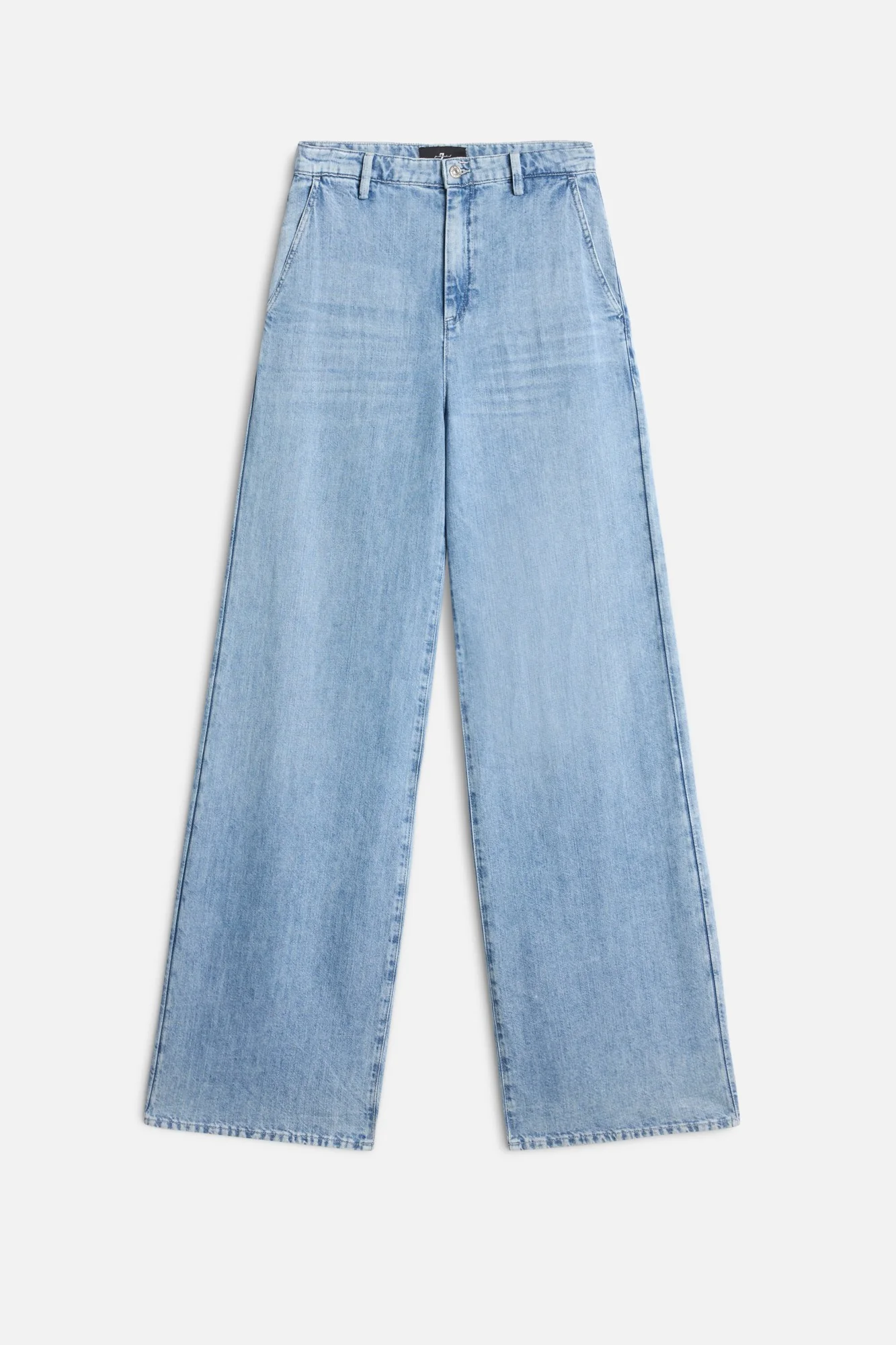 WIDE TROUSER in Indigo Linen Iris