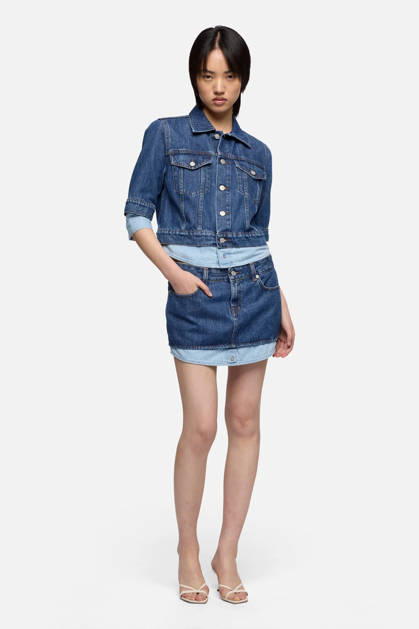 TRUCKER JACKET in MANKIND Shadow - Image 2