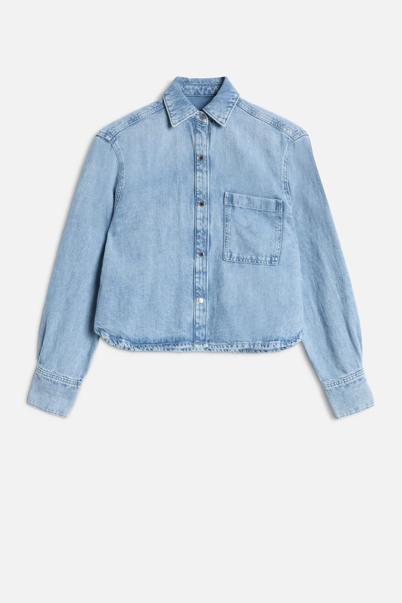 IVY SHIRT in Indigo Linen Iris