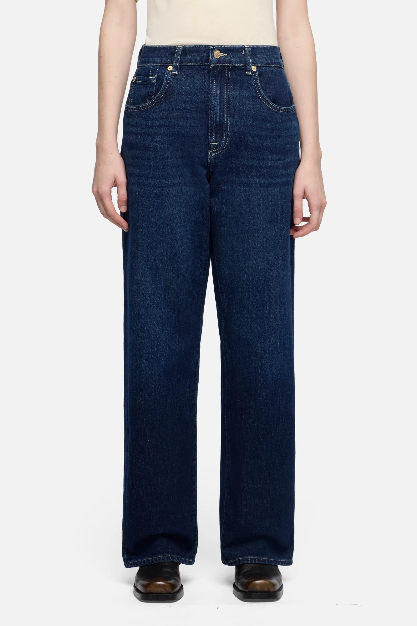 TAILORLESS TESS TROUSER in MANKIND Oceandrift - Image 3