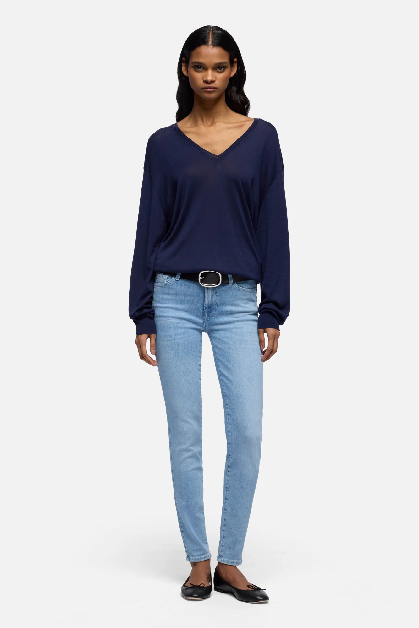HIGH WAIST SKINNY in Slim Illusion Indigo Bloom - Image 3