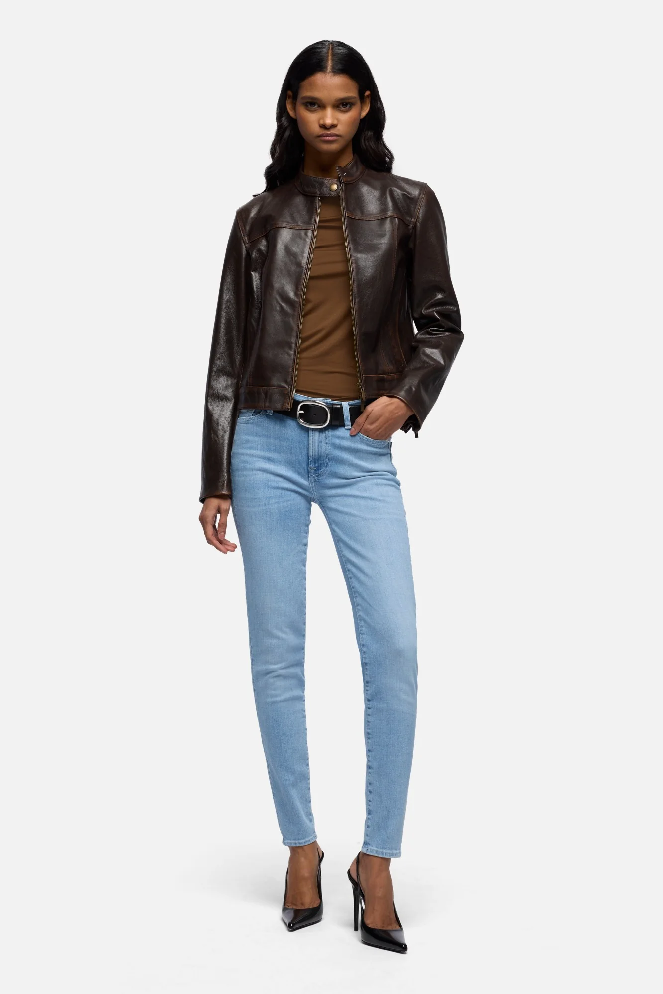 HIGH WAIST SKINNY in Slim Illusion Indigo Bloom - Image 2