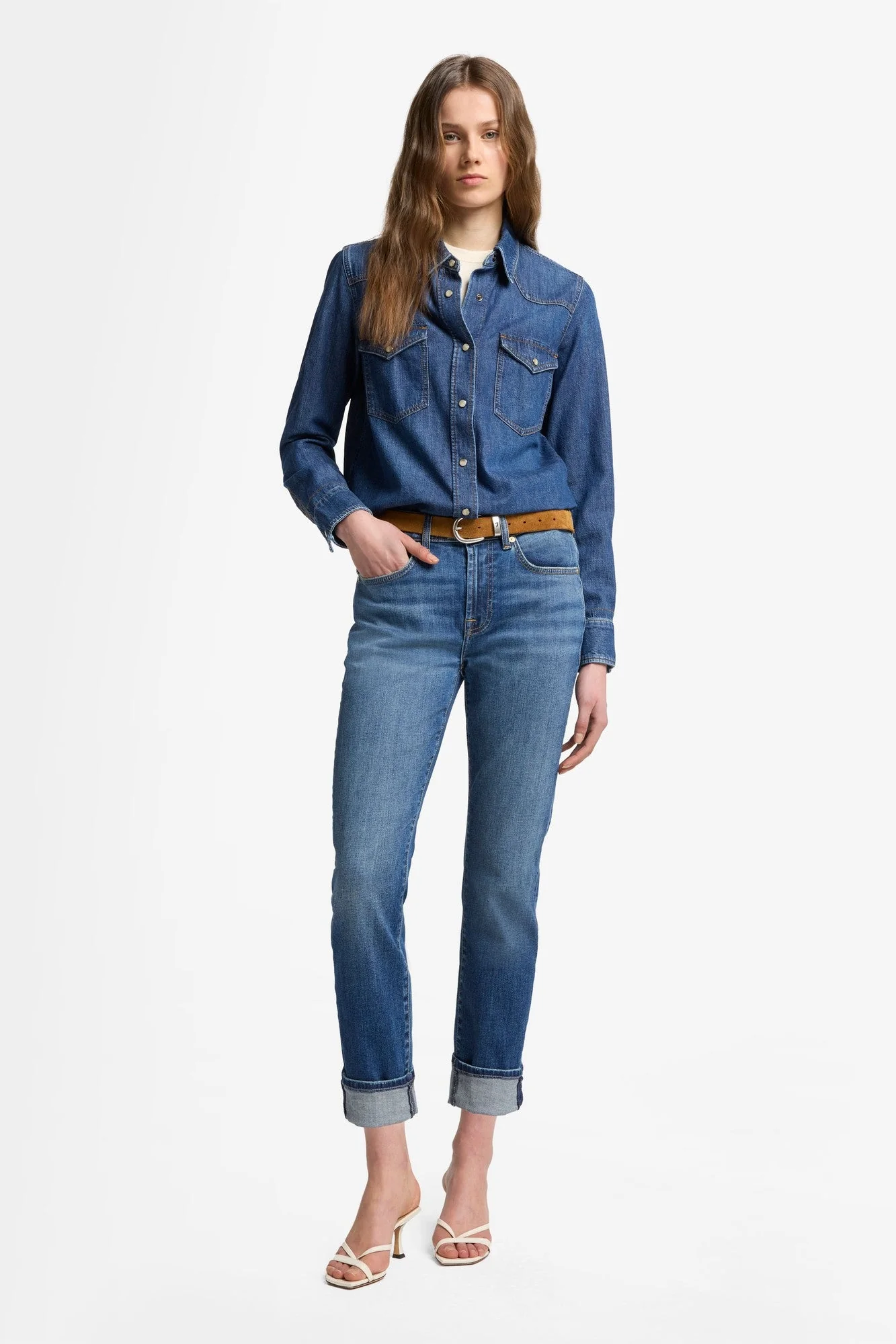 RELAXED SKINNY in Slim Illusion Royalty - Image 2