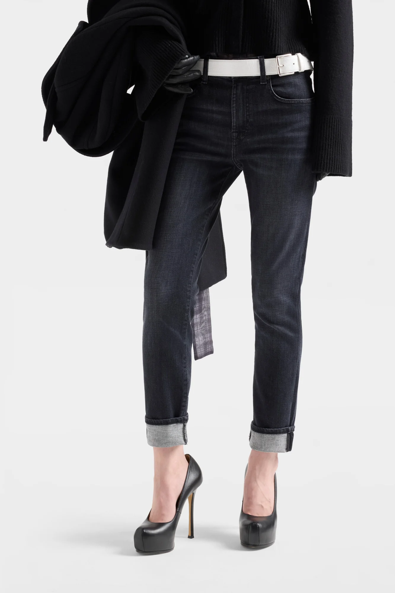 RELAXED SKINNY in Slim Illusion Carbon Storm - Image 3