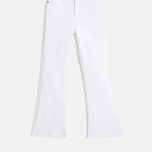 CROPPED BOOT in Slim Illusion Pure White