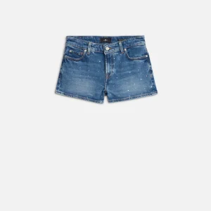 EMBELLISHED SHORT in Comfort Blue Shine