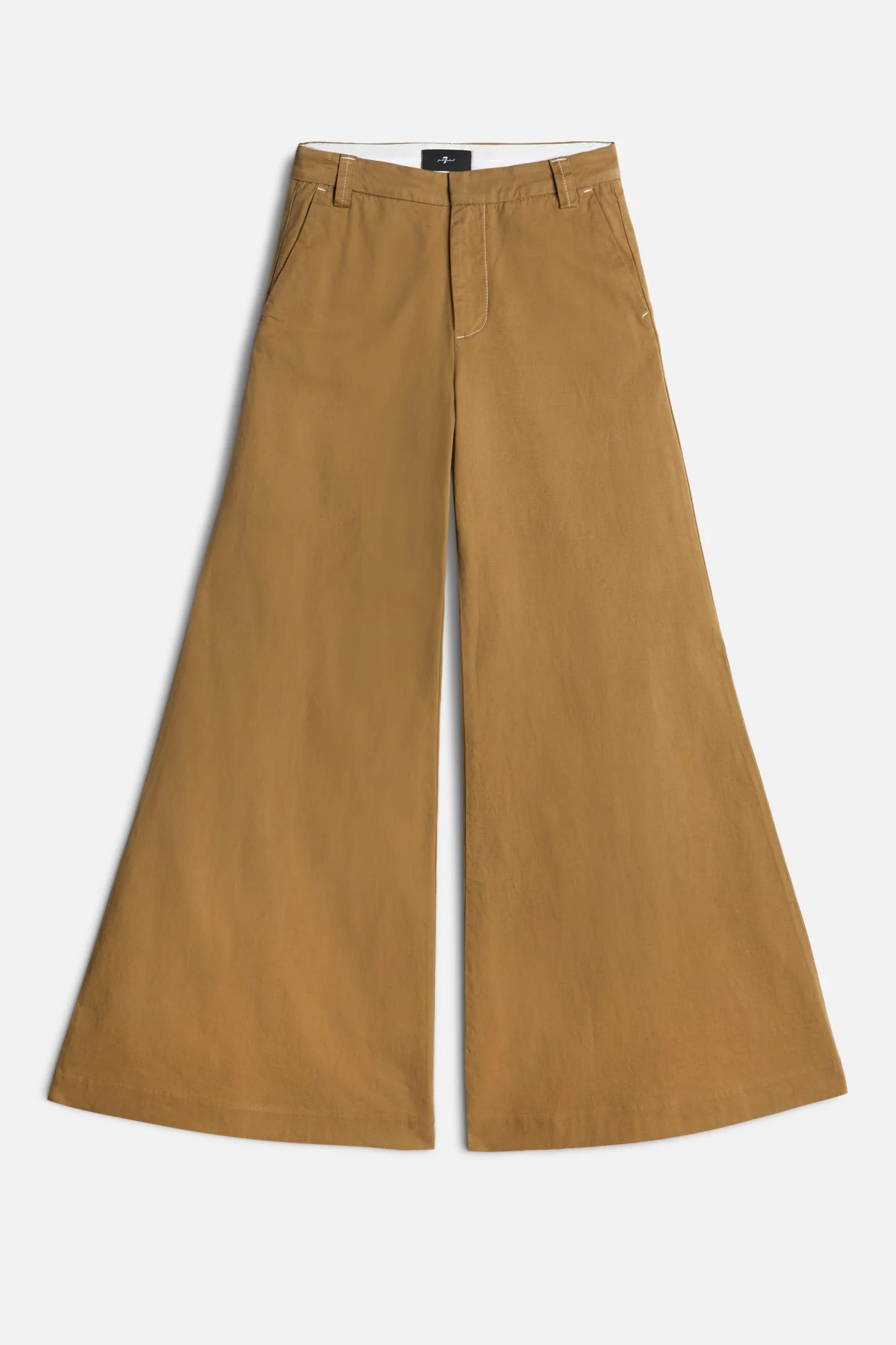 Comfort Twill Willow Palazzo Wide Leg in Sand Storm