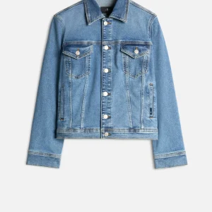 Luxe Vintage Adi Trucker Jacket in Fancy