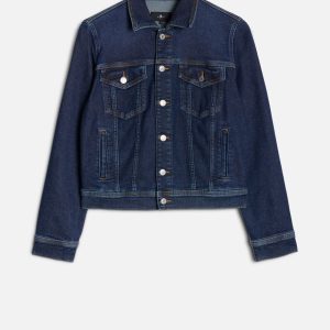 ADI TRUCKER JACKET in Luxe Vintage Bluecrest