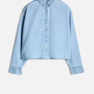 Weightless Nina Cropped Shirt in Hana