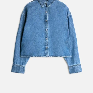 Weightless Nina Cropped Shirt in Hilo