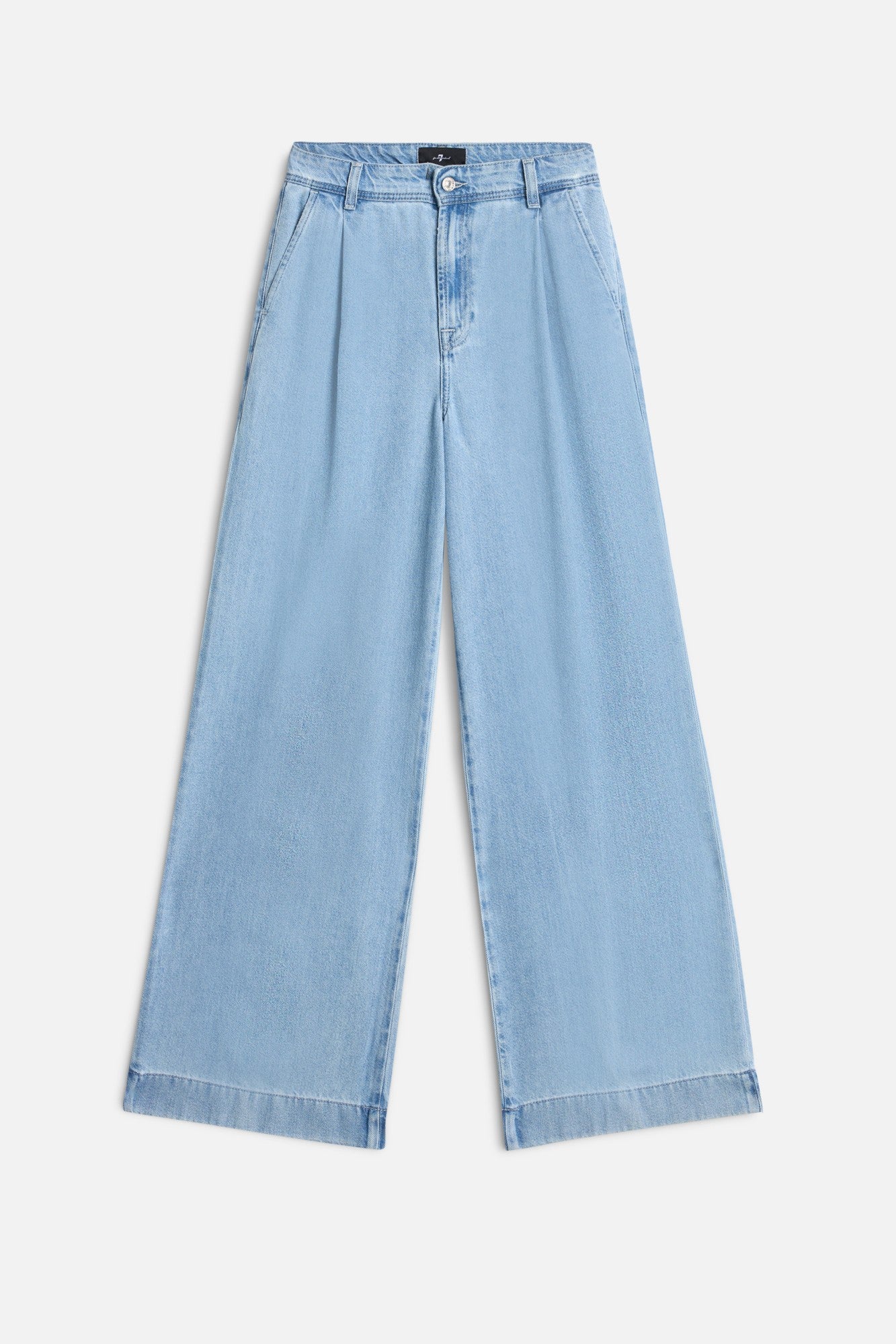 PLEATED TROUSER in Weightless Denim Hana