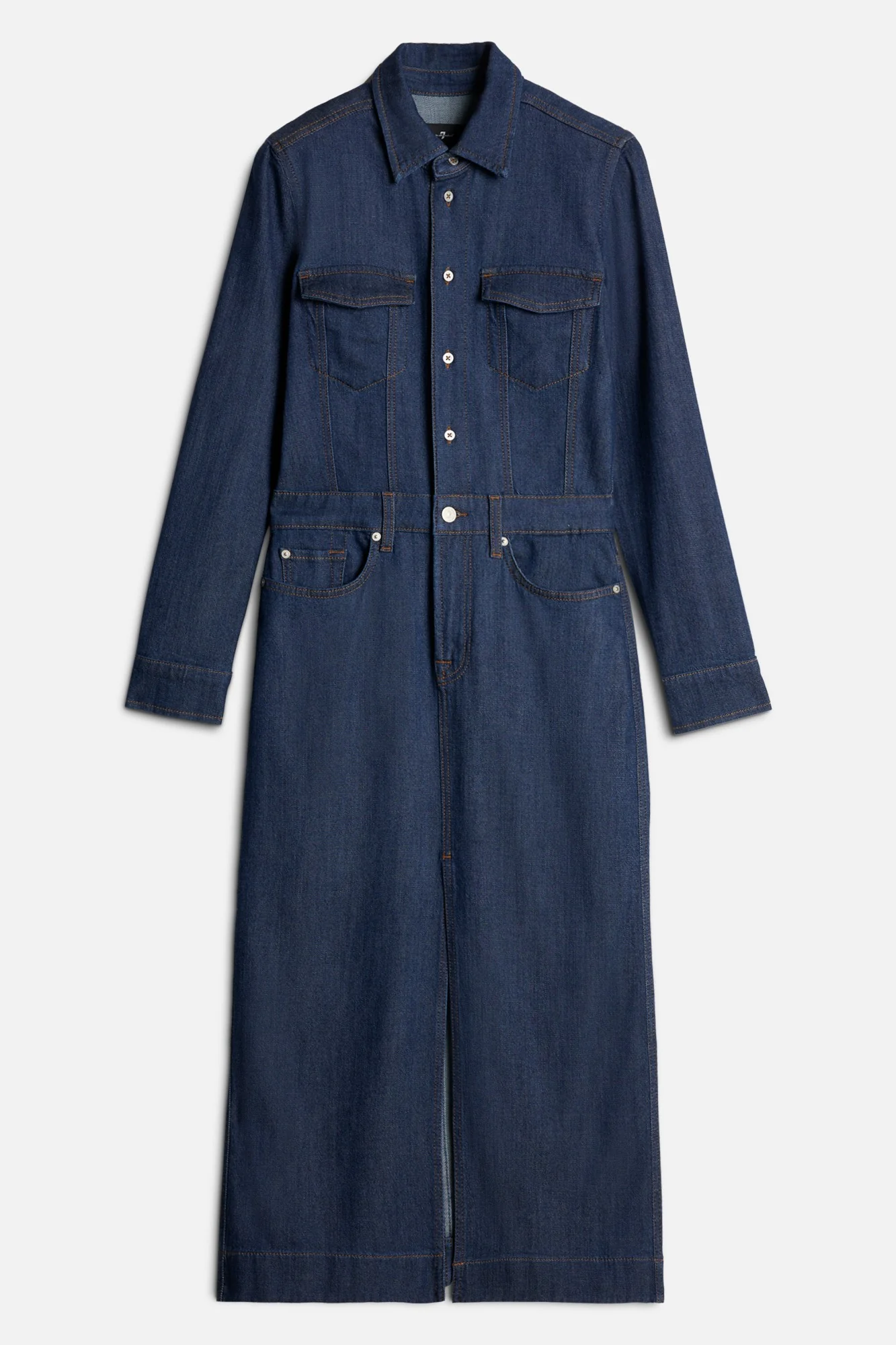 Weightless Denim Maxi Dress in Halona