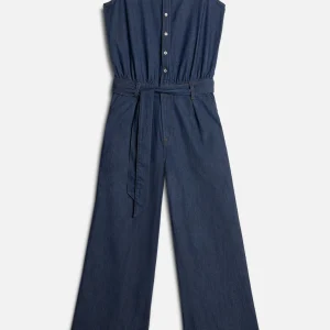 Weightless Denim Jumpsuit in Halona
