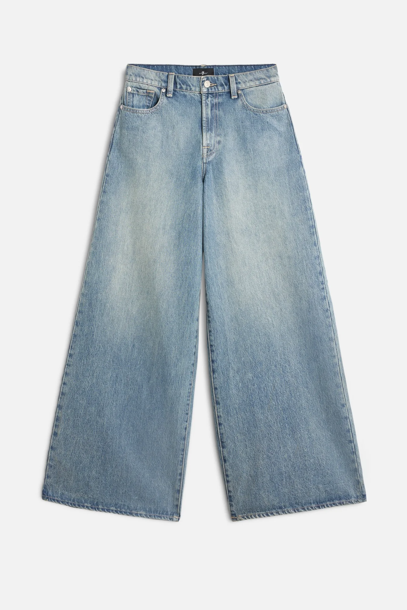 Marie Wide Leg in Coated Midland