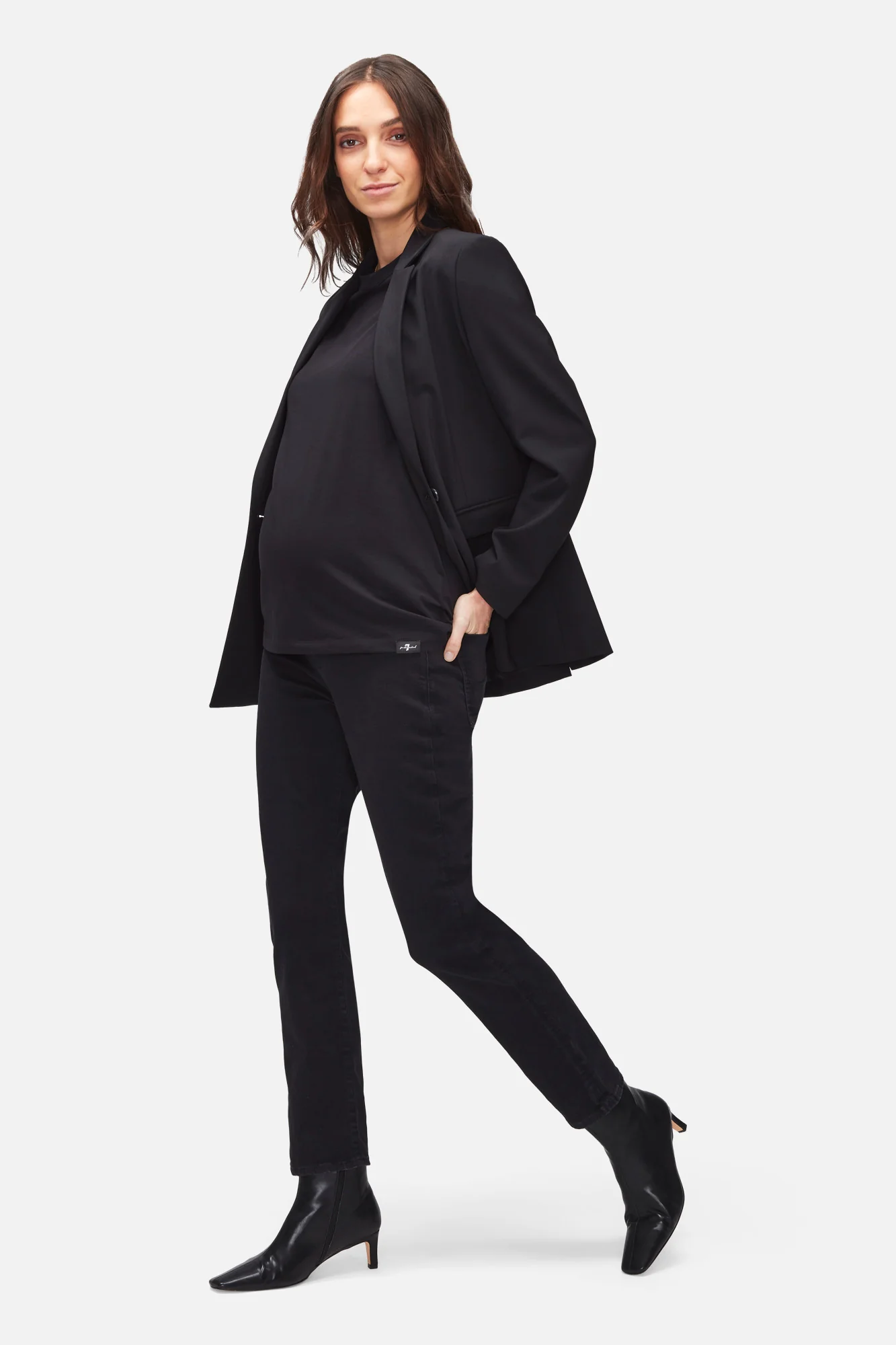 STRAIGHT MATERNITY in Slim Illusion Luxe Gravity