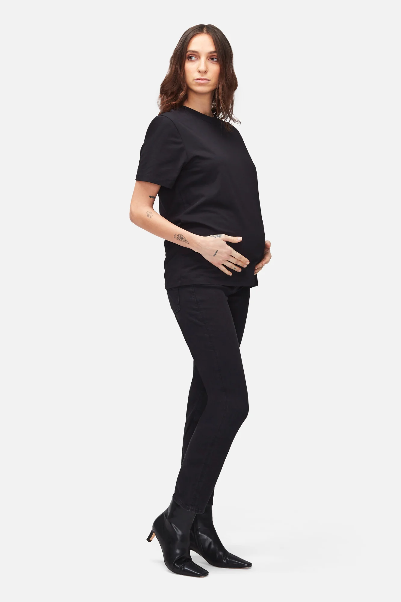 STRAIGHT MATERNITY in Slim Illusion Luxe Gravity - Image 7