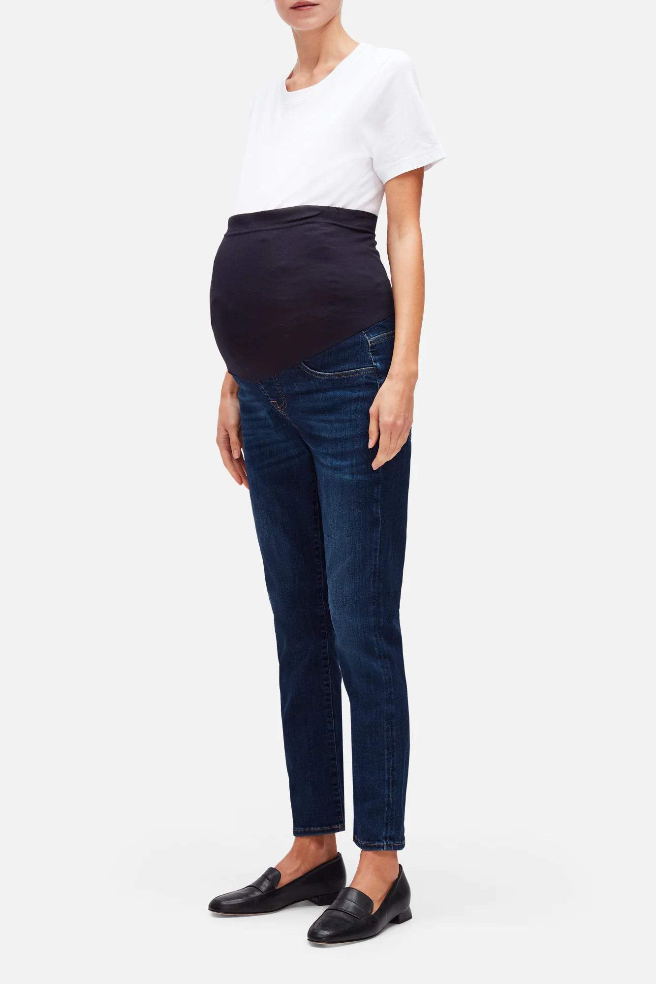 STRAIGHT MATERNITY in Slim Illusion Luxe Starlight - Image 2