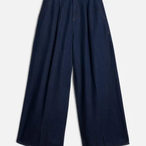 MANKIND Pleated Wide Leg Trouser in Franklin