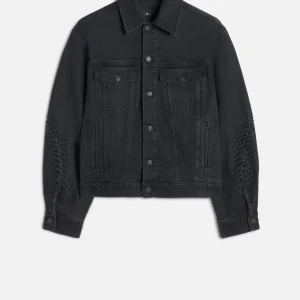 MANKIND Twisted Trucker Jacket in Thunderstorm