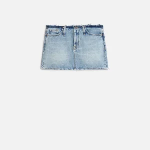 CHERRY MINI SKIRT in MANKIND Blue Erosion