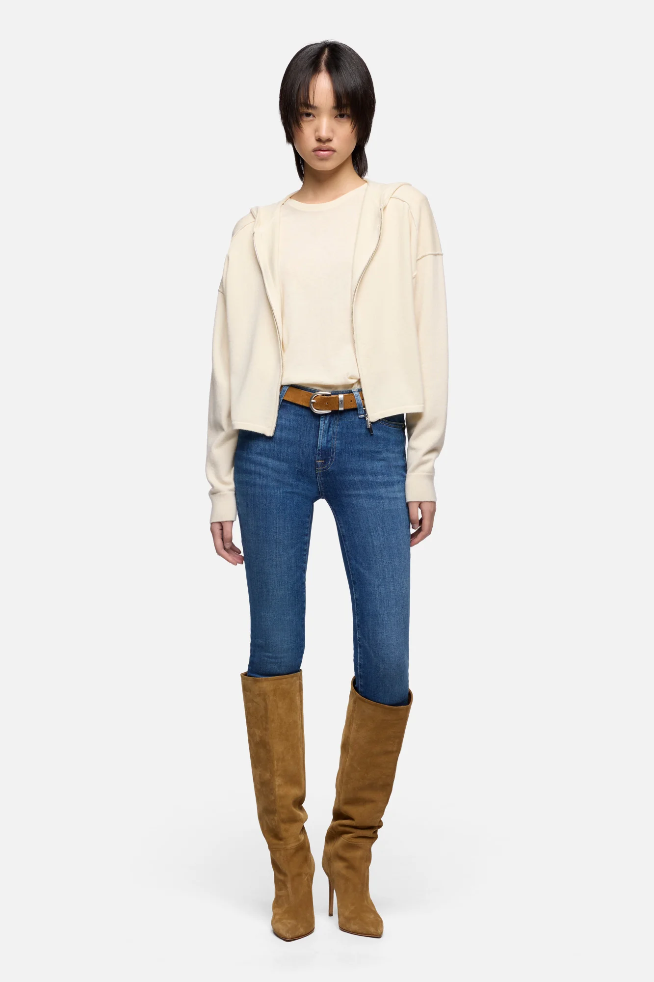 HIGH WAIST SKINNY CROP in Slim Illusion Saturday - Image 2